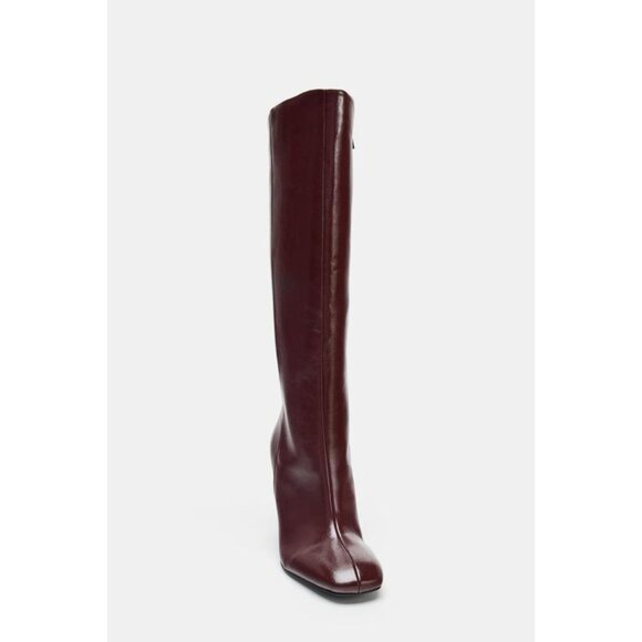 ZARA WIDE HEELED BOOTS - Picture 5 of 6